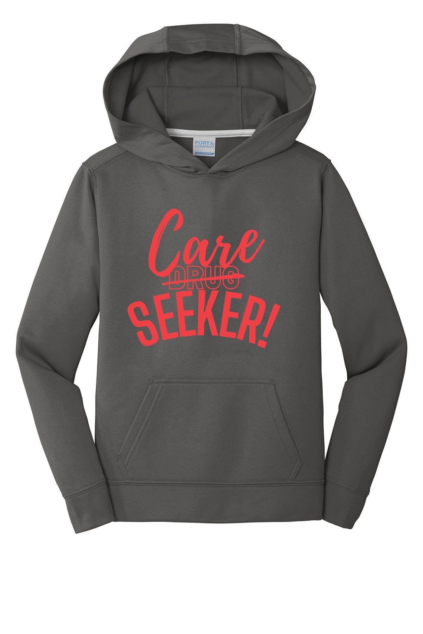 CARE Seeker NOT Drug Seeker Hoodie (Youth)