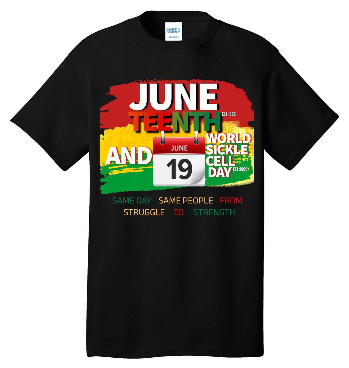 Juneteenth - World Sickle Cell Day 2025 Tee