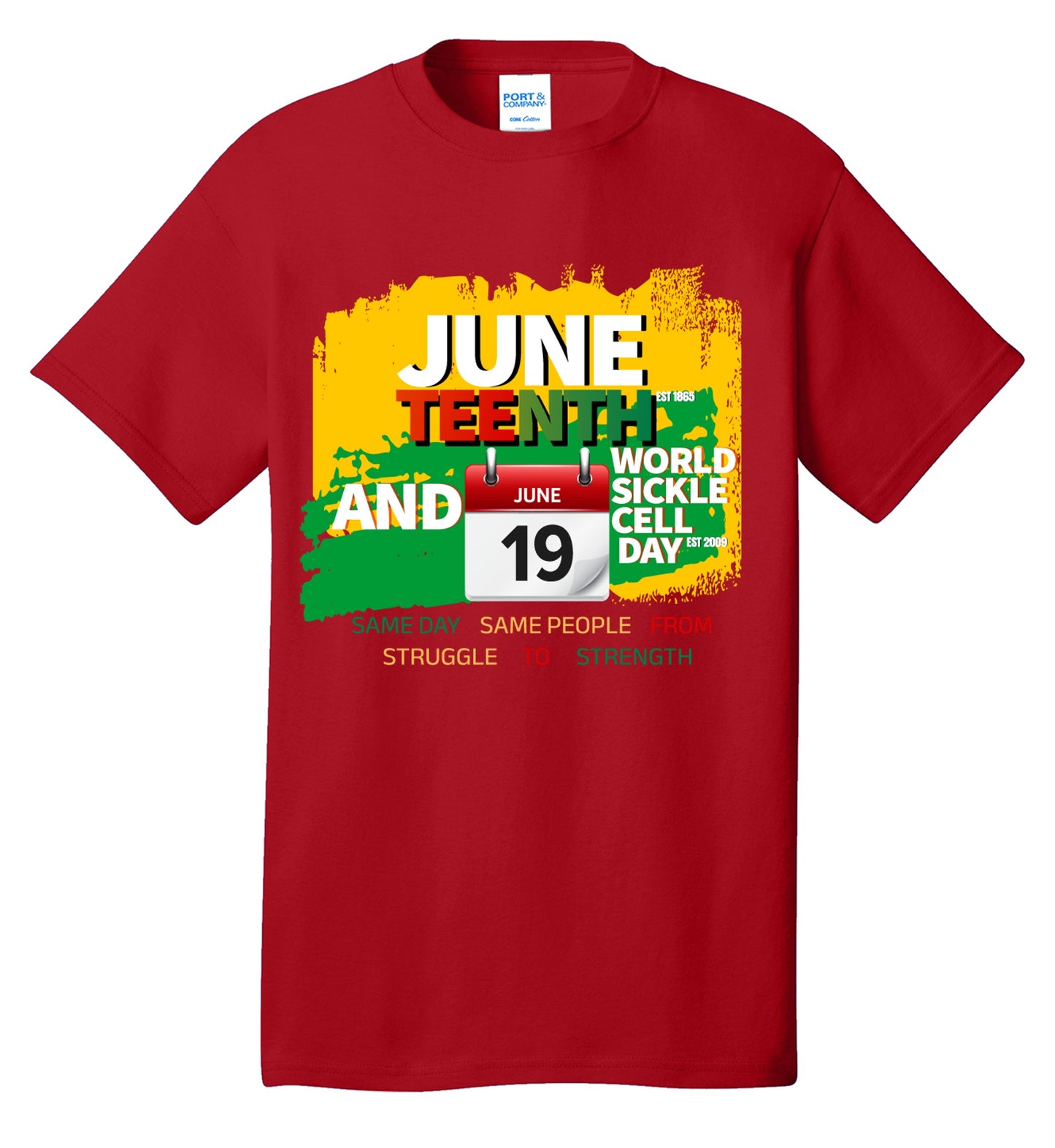 Juneteenth - World Sickle Cell Day 2025 Tee